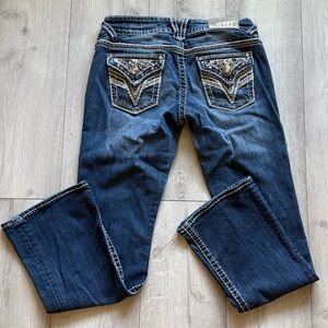 VIGOSS Y2K Bling Lowrise Jeans - Bootcut - size 5/6